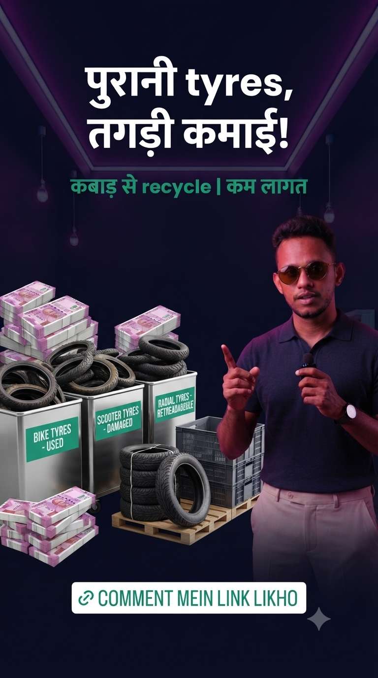 Two Wheeler Tyre Collection Business business blueprint preview